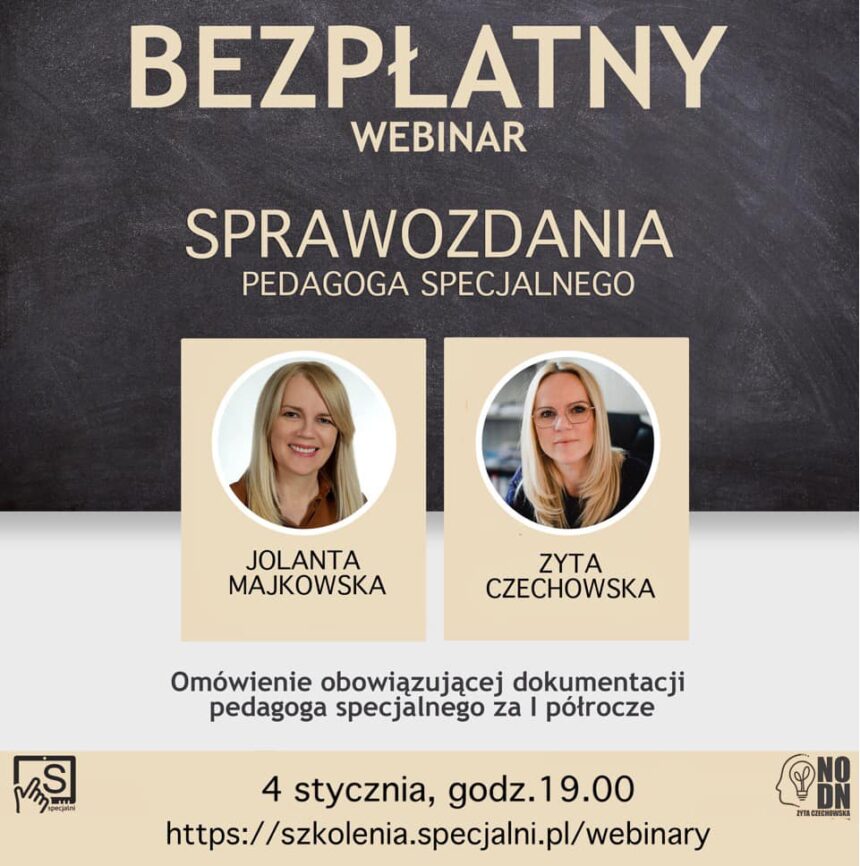 SPRAWOZDANIA PEDAGOGA SPECJALNEGO Sekcja Informatyki Szkolnej PTI